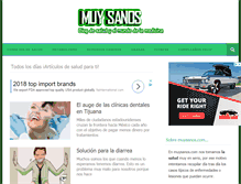 Tablet Screenshot of muysanos.com